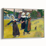 Modern Wall Art – Abstract Modern Art of Breton Girls Dancing
