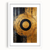 Abstract wall art featuring vibrant strokes in a white frame with a mat, perfect for modern home decor. Ideal for adding color and style to any room.