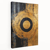 Stretched canvas wall art featuring abstract strokes in vibrant colors, showcasing a modern design ideal for home decor. Perfect for enhancing contemporary interiors.