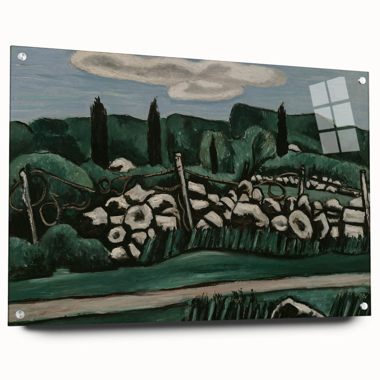 Modern Wall Art – Abstract Modern Art of The Last Stone Walls