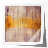 Abstract wall art canvas print showcasing vibrant, glossy strokes in blue, pink, and gold tones, ideal for modern home decor. Perfect for enhancing living spaces.