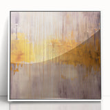 Framed abstract strokes wall art in white acrylic, showcasing vibrant colors and dynamic patterns, perfect for modern home decor. Ideal for living rooms or offices.