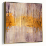 Framed abstract wall art featuring dynamic silver and gold brush strokes on a textured canvas, perfect for modern home decor. Ideal for enhancing artistic interiors.
