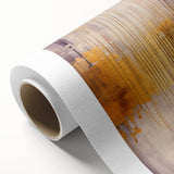 Abstract strokes wall art on rolled canvas showcasing vibrant colors and dynamic brush patterns, ideal for modern home decor. Packaged securely in a cardboard tube.