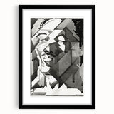 Modern Wall Art - Reijer Stolk’s Abstract Self-Portrait Print