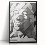 Modern Wall Art - Reijer Stolk’s Abstract Self-Portrait Print