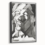 Modern Wall Art - Reijer Stolk’s Abstract Self-Portrait Print