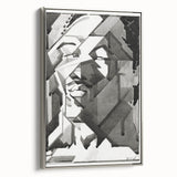 Modern Wall Art - Reijer Stolk’s Abstract Self-Portrait Print