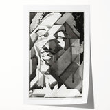 Modern Wall Art - Reijer Stolk’s Abstract Self-Portrait Print