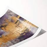 Abstract wall art print showcasing dynamic strokes in vibrant colors, designed to enhance modern interiors. Ideal for contemporary decor settings.