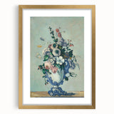 Modern Wall Art - Paul Cézanne’s Flowers in a Rococo Vase Print