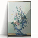 Modern Wall Art - Paul Cézanne’s Flowers in a Rococo Vase Print
