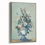 Modern Wall Art - Paul Cézanne’s Flowers in a Rococo Vase Print