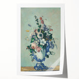 Modern Wall Art - Paul Cézanne’s Flowers in a Rococo Vase Print