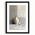 Dining Room Wall Decor - Neutral Vase & Shell Still Life Art
