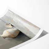 Dining Room Wall Decor - Neutral Vase & Shell Still Life Art