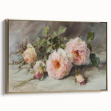 Elegant Floral Living Room Wall Art - Modern Canvas & Framed Prints