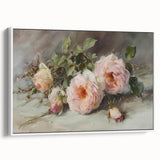 Elegant Floral Living Room Wall Art - Modern Canvas & Framed Prints