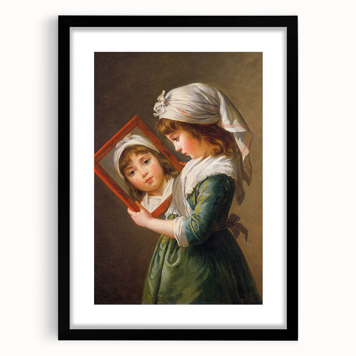 Baroque Art - Elegant Lady in Portrait, Classic Art Prints Collection
