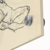 Expressionist Sketch of Reclining Woman – Modern Expressionism Print