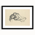 Expressionist Sketch of Reclining Woman – Modern Expressionism Print