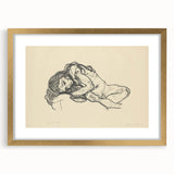 Expressionist Sketch of Reclining Woman – Modern Expressionism Print