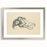 Expressionist Sketch of Reclining Woman – Modern Expressionism Print