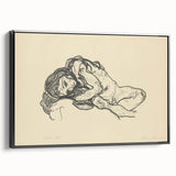Expressionist Sketch of Reclining Woman – Modern Expressionism Print