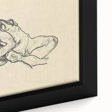 Expressionist Sketch of Reclining Woman – Modern Expressionism Print