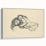 Expressionist Sketch of Reclining Woman – Modern Expressionism Print
