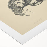 Expressionist Sketch of Reclining Woman – Modern Expressionism Print