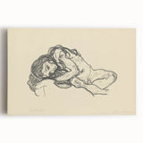 Expressionist Sketch of Reclining Woman – Modern Expressionism Print