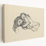 Expressionist Sketch of Reclining Woman – Modern Expressionism Print