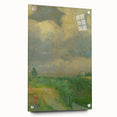 Impressionist Landscape Art: Lajos Csordák's Cloudy Sky Print