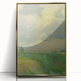 Impressionist Landscape Art: Lajos Csordák's Cloudy Sky Print