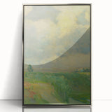 Impressionist Landscape Art: Lajos Csordák's Cloudy Sky Print