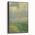 Impressionist Landscape Art: Lajos Csordák's Cloudy Sky Print