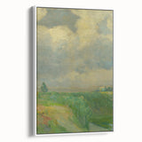 Impressionist Landscape Art: Lajos Csordák's Cloudy Sky Print