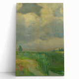 Impressionist Landscape Art: Lajos Csordák's Cloudy Sky Print