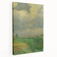 Impressionist Landscape Art: Lajos Csordák's Cloudy Sky Print