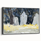 Modern Wall Art - Old Tombstones by Arthur Dove - Contemporary Decor