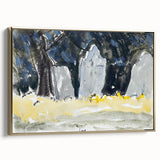 Modern Wall Art - Old Tombstones by Arthur Dove - Contemporary Decor