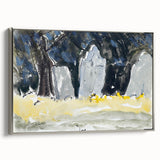 Modern Wall Art - Old Tombstones by Arthur Dove - Contemporary Decor