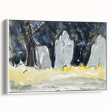 Modern Wall Art - Old Tombstones by Arthur Dove - Contemporary Decor