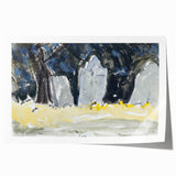 Modern Wall Art - Old Tombstones by Arthur Dove - Contemporary Decor