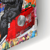 Vibrant Pop Art Wall Art – Colorful Follow Your Dreams Canvas