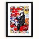 Vibrant Pop Art Wall Art – Colorful Follow Your Dreams Canvas