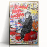 Vibrant Pop Art Wall Art – Colorful Follow Your Dreams Canvas
