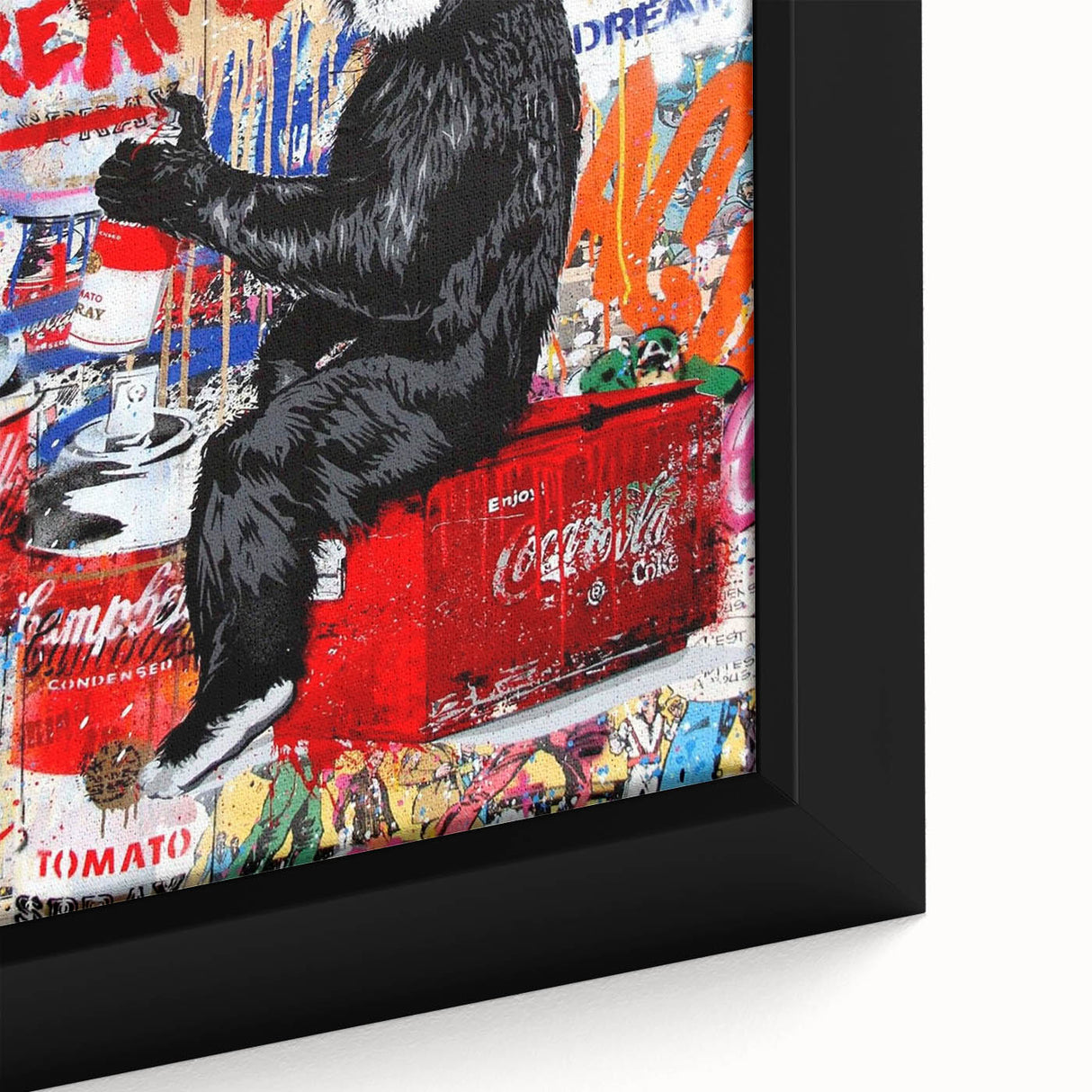 Vibrant Pop Art Wall Art – Colorful Follow Your Dreams Canvas