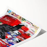 Vibrant Pop Art Wall Art – Colorful Follow Your Dreams Canvas